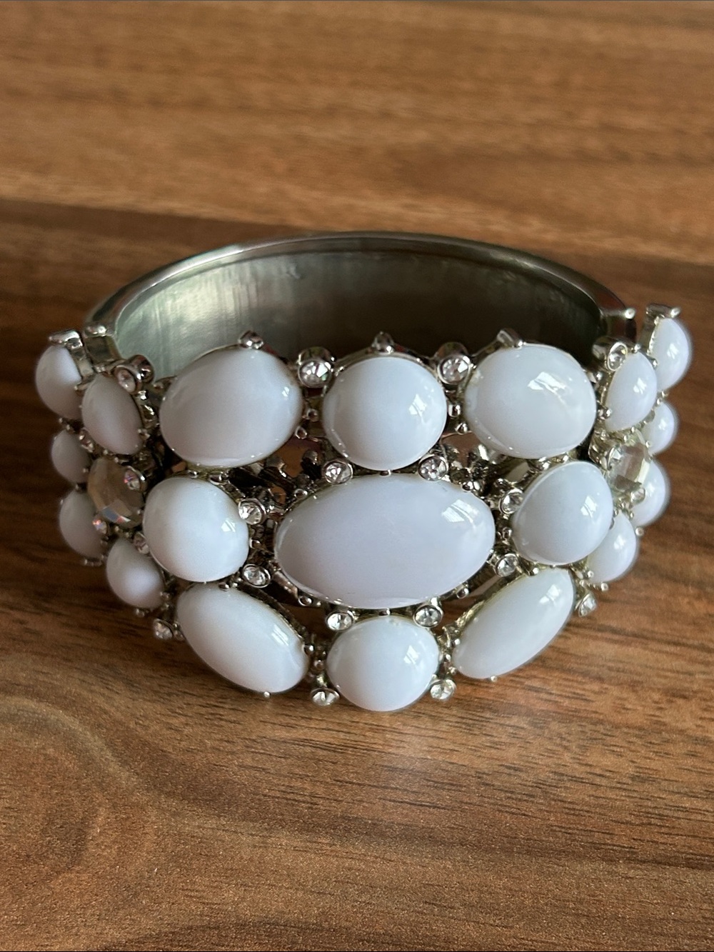 Beaded Hinge Cuff bracelet